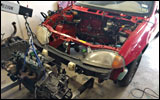 PICS! Econo Car conversion to Kubota Diesel.  1997 Geo Metro, Kubota D1005 3 cylinder